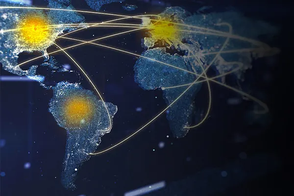 Layout global parts warehousing and service network